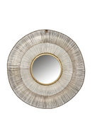 Brushed Gold Decorative Mirror | Richmond Interiors Aliza | Oroatrade.com