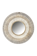 Brushed Gold Decorative Mirror | Richmond Interiors Aliza | Oroatrade.com