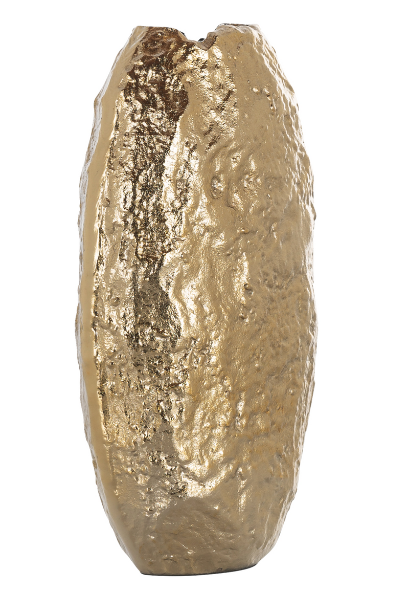 Gold Rustic Textured Vase | OROA Liona | Oroatrade.com