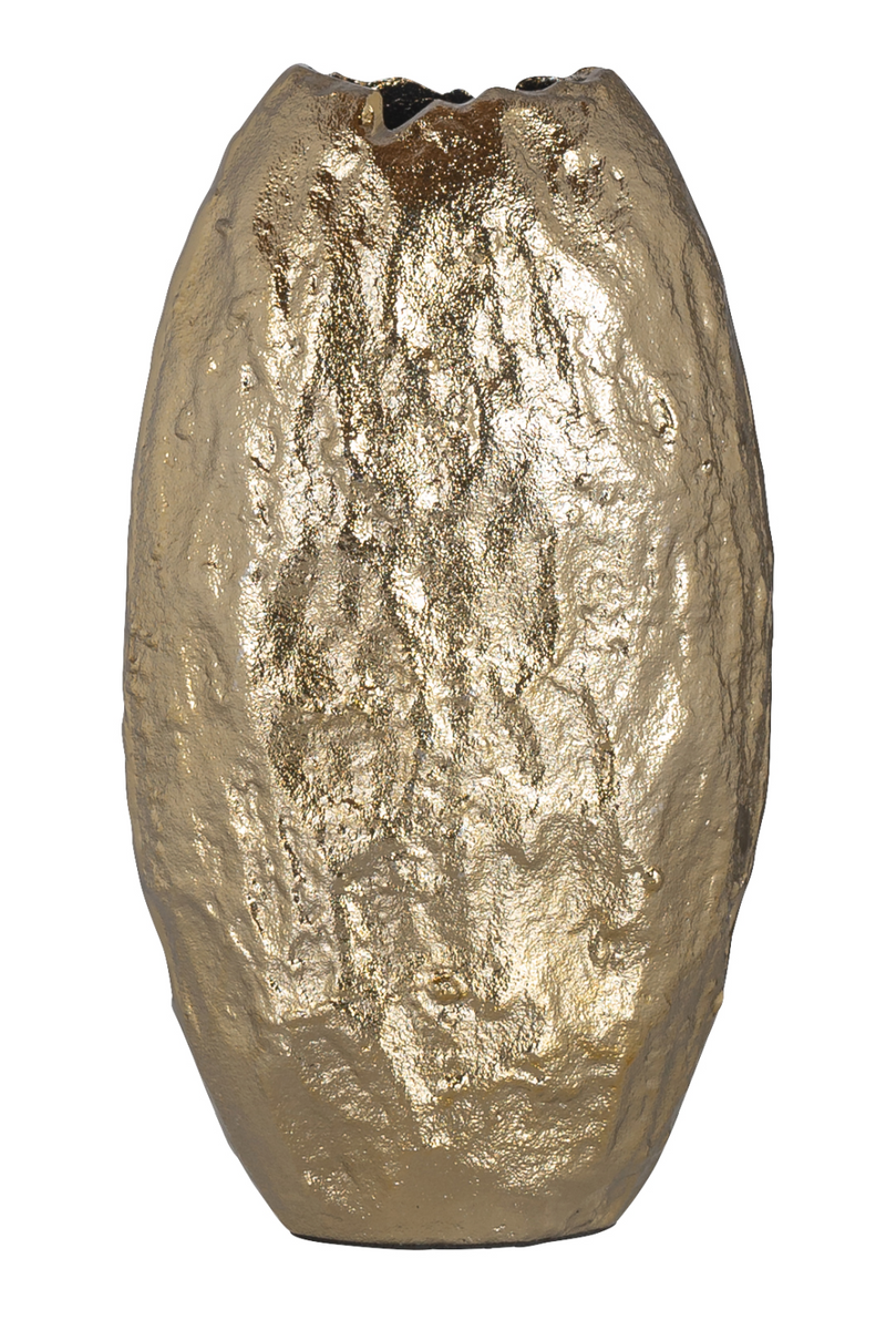 Gold Rustic Textured Vase | OROA Liona | Oroatrade.com