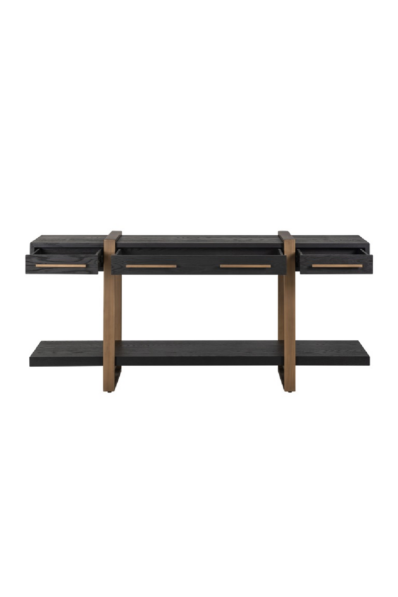 Contemporary Black Oak Sideboard | OROA Cambon | Oroatrade.com