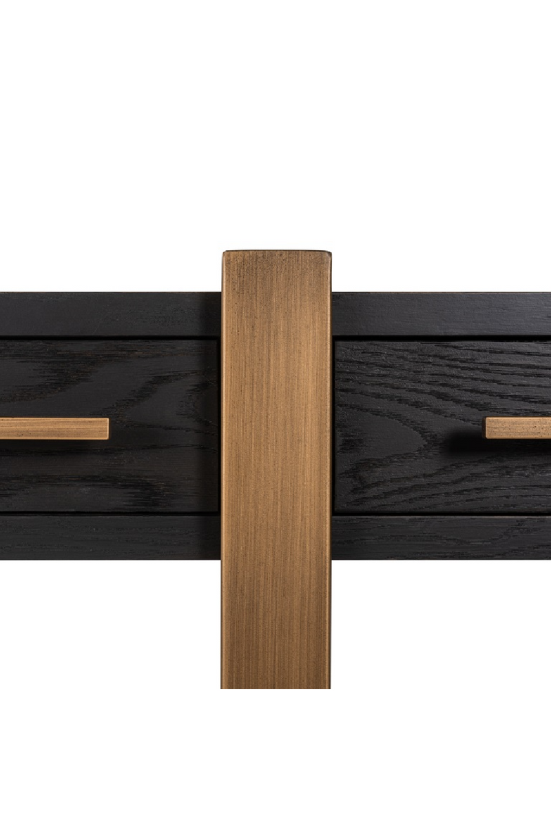 Contemporary Black Oak Sideboard | OROA Cambon | Oroatrade.com