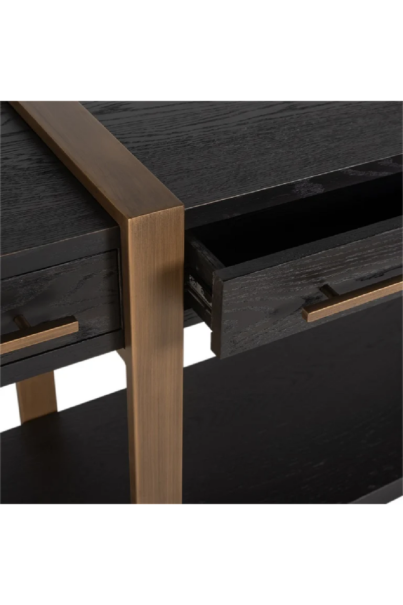 Contemporary Black Oak Sideboard | OROA Cambon | Oroatrade.com