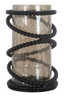 Glass with Rings Hurricane | Richmond Interiors Edison | Oroatrade.com