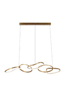 Golden Looped Hanging Lamp | Richmond Interiors Flyn | Oroatrade.com