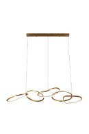 Golden Looped Hanging Lamp | Richmond Interiors Flyn | Oroatrade.com