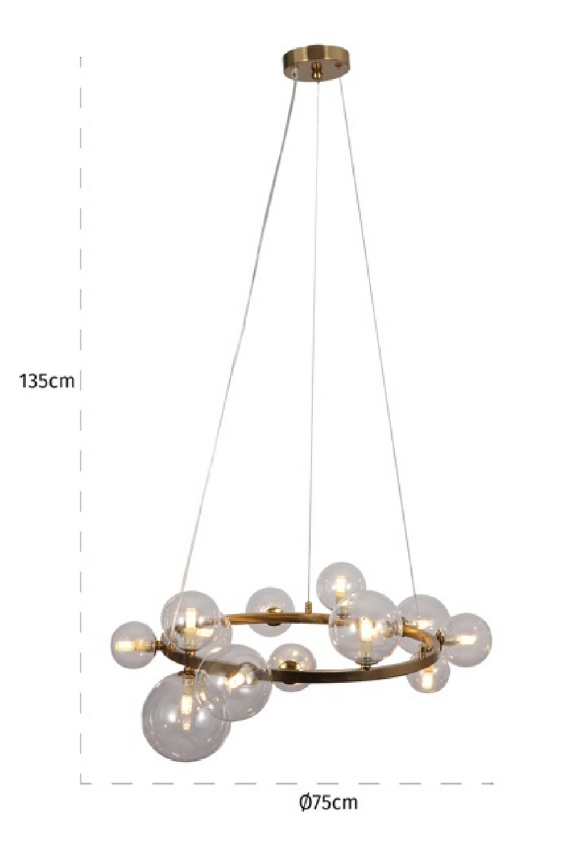 Glass Orbs Hanging Lamp | OROA Yosie | Oroatrade.com