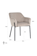 Upholstered Dining Armchair | Richmond Interiors Fay | Oroatrade.com