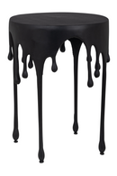 Black Art Deco End Table | Richmond Interiors Laila | Oroatrade.com