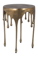 Brass Art Deco End Table | Richmond Interiors Carly | Oroatrade.com