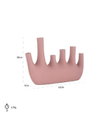 Pink Aluminum Modern Vase | Richmond Interiors Jody | Oroatrade.com