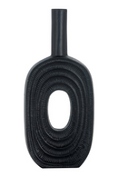 Black Mid-Century Vase L | Richmond Interiors Emar | Oroatrade.com