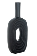 Black Mid-Century Vase L | Richmond Interiors Emar | Oroatrade.com