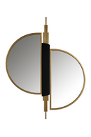 Brushed Gold Decorative Mirror | Richmond Interiors Adelyn | Oroatrade.com