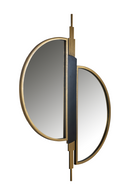 Brushed Gold Decorative Mirror | Richmond Interiors Adelyn | Oroatrade.com