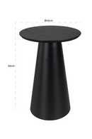 Black Pedestal End Table | Richmond Interiors Jazz | Oroatrade.com