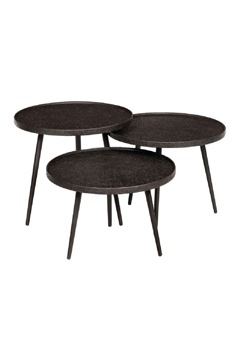 Round Tripod Coffee Table Set (3) | OROA Oxford | Oroatrade.com