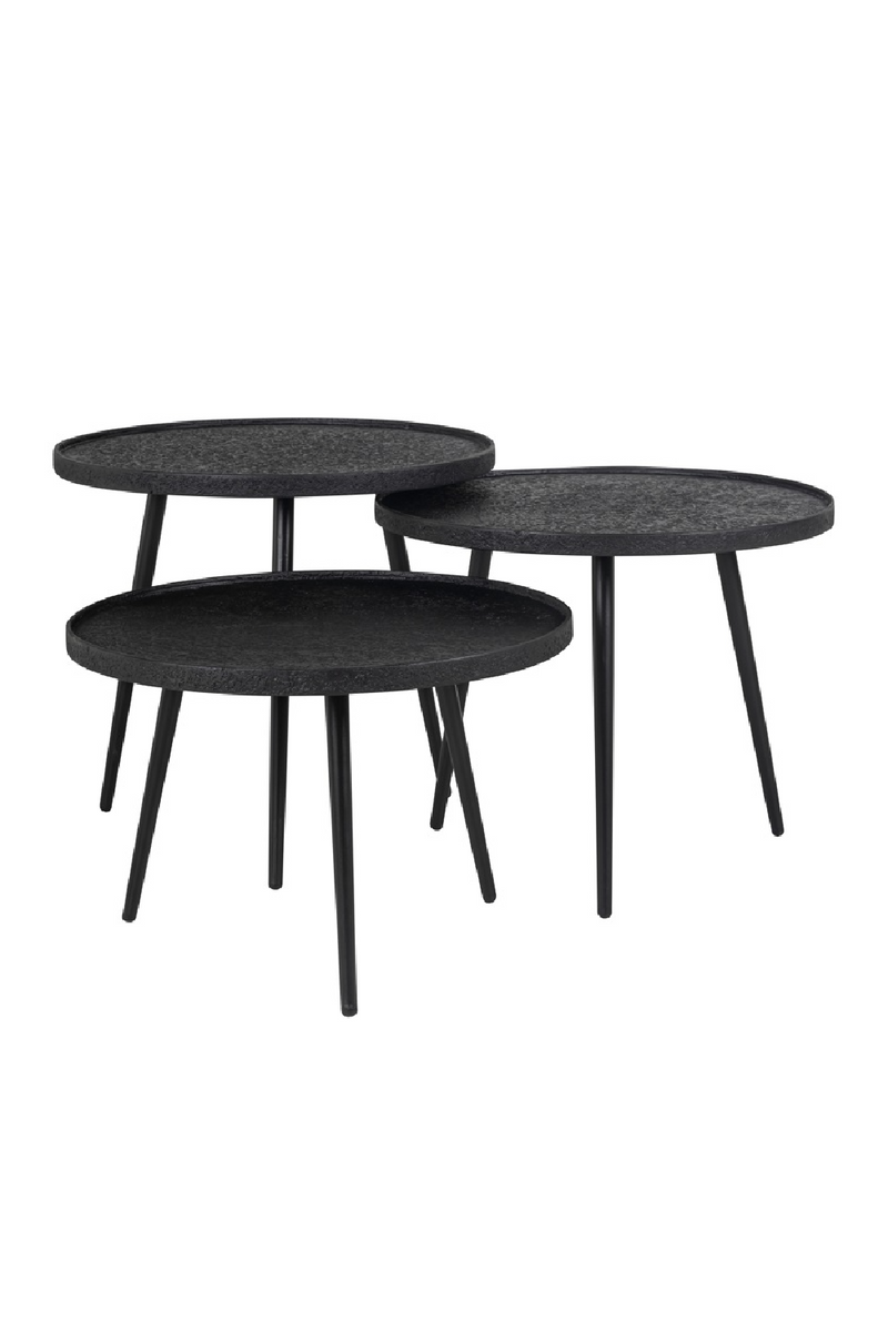 Round Tripod Coffee Table Set (3) | OROA Oxford | Oroatrade.com