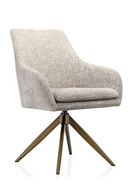 Upholstered Quadropod Swivel Chair | Richmond Interiors Lisonne | Oroatrade.com