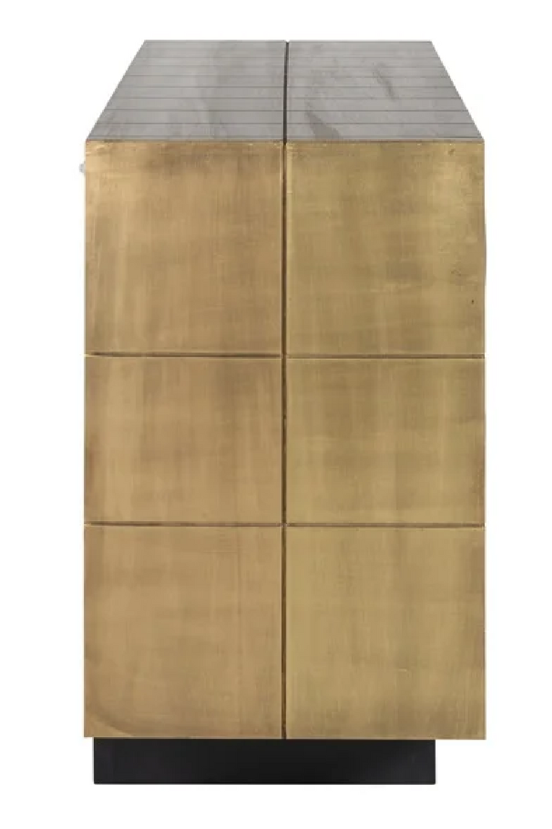 Gold Geometrical Patterned Sideboard | OROA Collada | Oroatrade.com