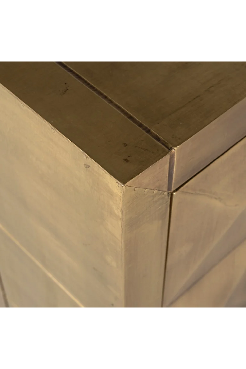 Gold Geometrical Patterned Sideboard | OROA Collada | Oroatrade.com