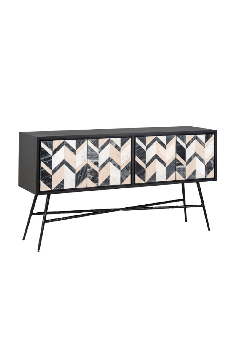 Marble Chevron Sideboard | OROA Rostelli | Oroatrade.com