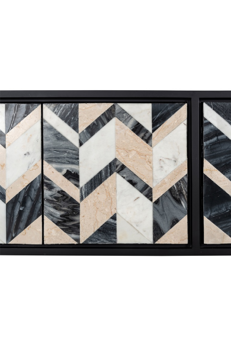 Marble Chevron Sideboard | OROA Rostelli | Oroatrade.com