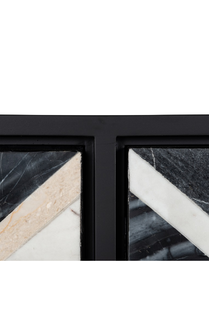 Marble Chevron Sideboard | OROA Rostelli | Oroatrade.com