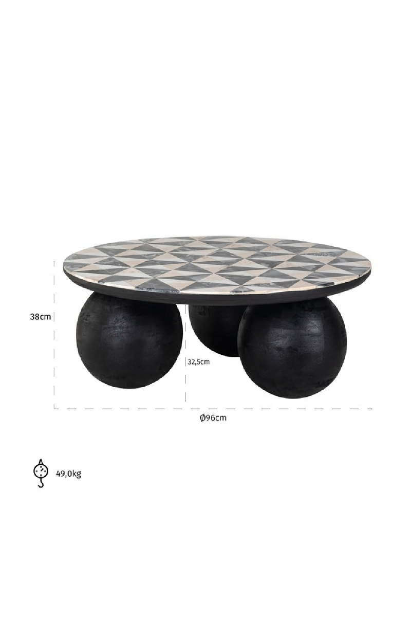 Contemporary Round Coffee Table | OROA Rostelli | Oroatrade.com