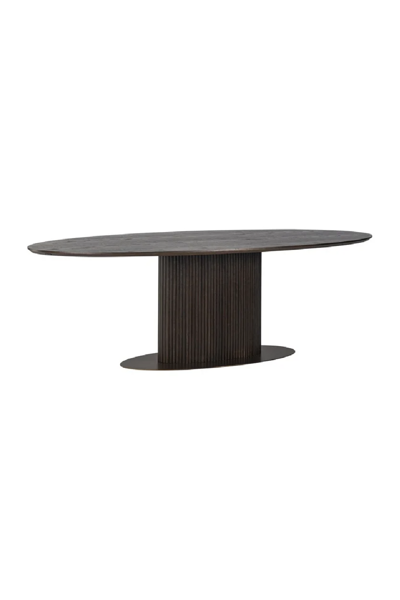 Oak Oval Dining Table | OROA Luxor | Oroatrade.com