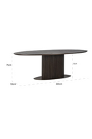 Oak Oval Dining Table | Richmond Interiors Luxor | Oroatrade.com