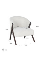 Triangle Patterned Lounge Chair | Richmond Interiors Mia | Oroatrade.com