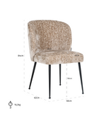 Upholstered Modern Dining Chair | Richmond Interiors Fallon | Oroatrade.com