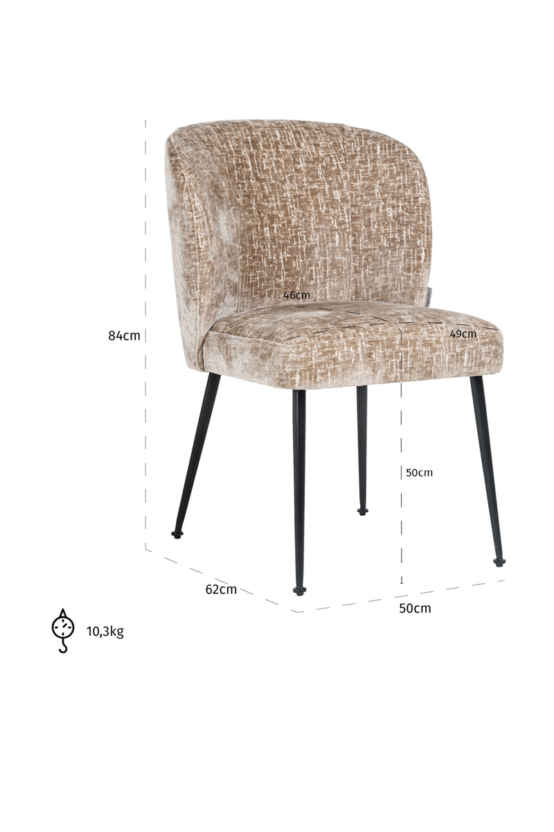 Upholstered Modern Dining Chair | OROA Fallon | Oroatrade.com