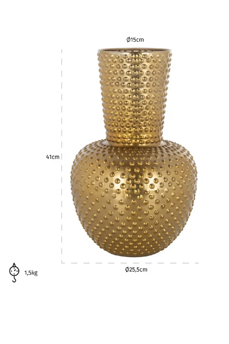 Gold Studded Vase | OROA Nola | Oroatrade.com