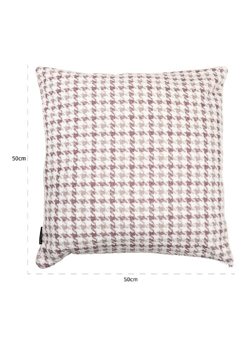 Houndstooth Patterned Pillow | OROA Juno | Oroatrade.com