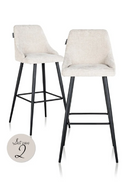 Modern Minimalist Bar Stools (2) | Richmond Interiors Brooke | Oroatrade.com