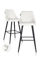 Modern Minimalist Bar Stools (2) | Richmond Interiors Brooke | Oroatrade.com