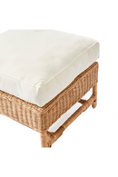 Cushioned Rattan Ottoman | Rivièra Maison Nicolas | Oroatrade.com