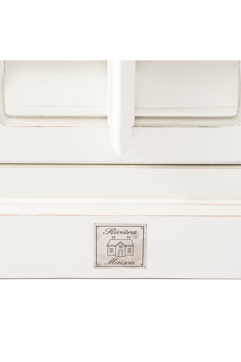 White Acacia Bed Cabinet | Rivièra Maison New Orleans | Oroatrade.com