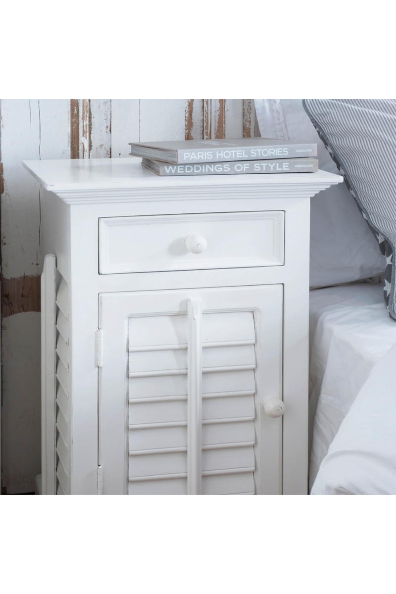 White Acacia Bed Cabinet | Rivièra Maison New Orleans | Oroatrade.com