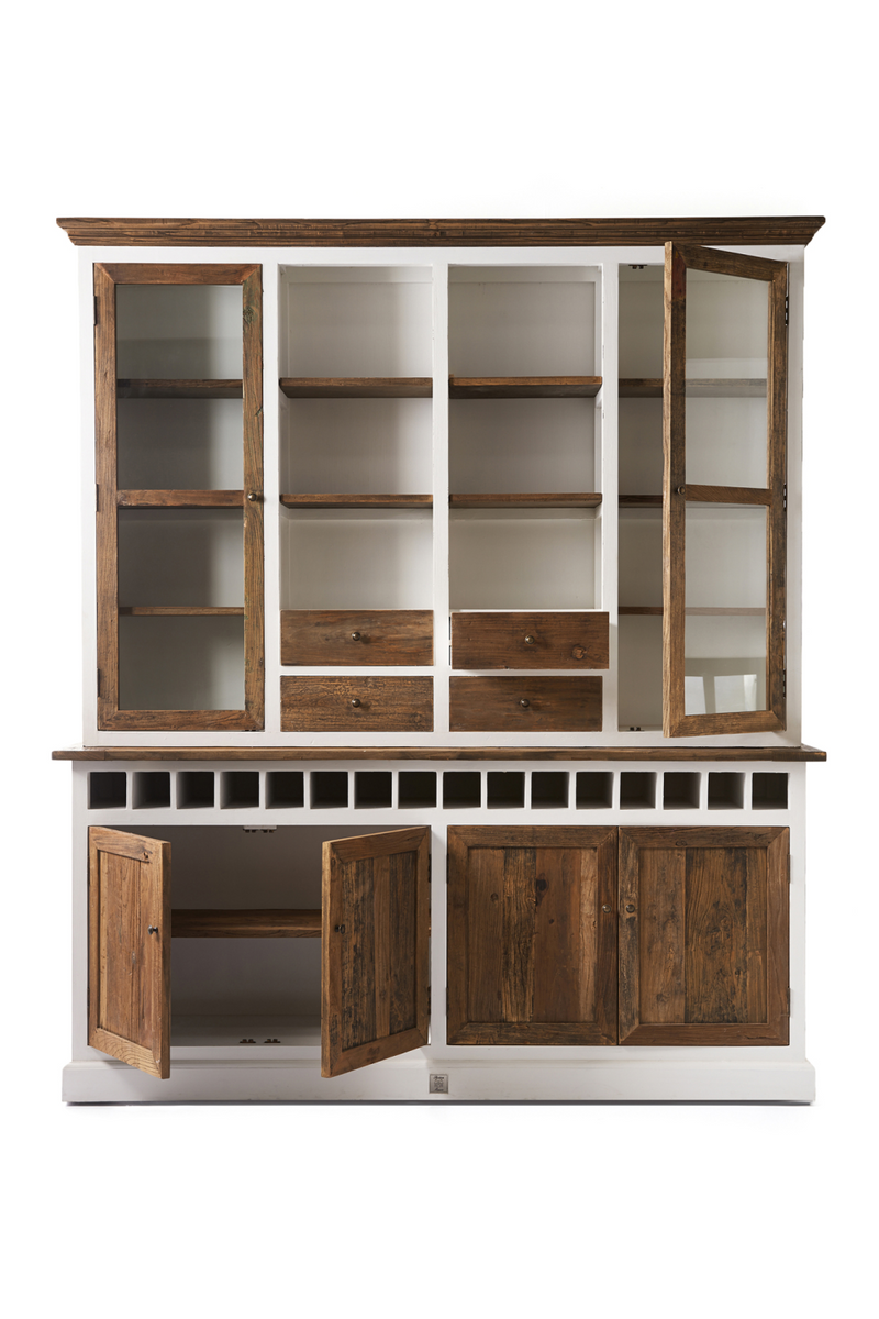 Wooden Cabinet With Wine Rack | Rivièra Maison Driftwood | Oroatrade.com