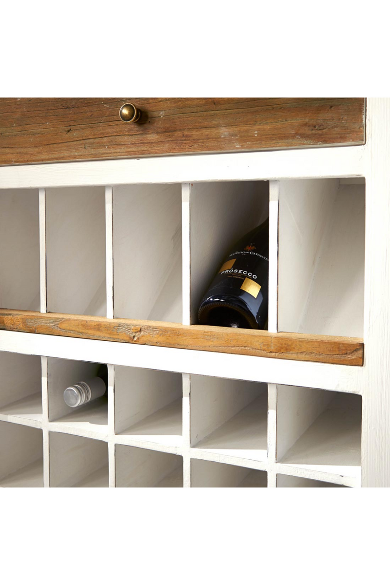 Contemporary Wooden Wine Cabinet | Rivièra Maison Driftwood | Oroatrade.com