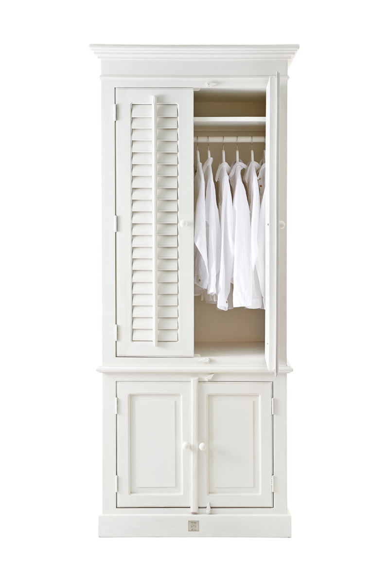 White Acacia Wardrobe | Rivièra Maison New Orleans | Oroatrade.com