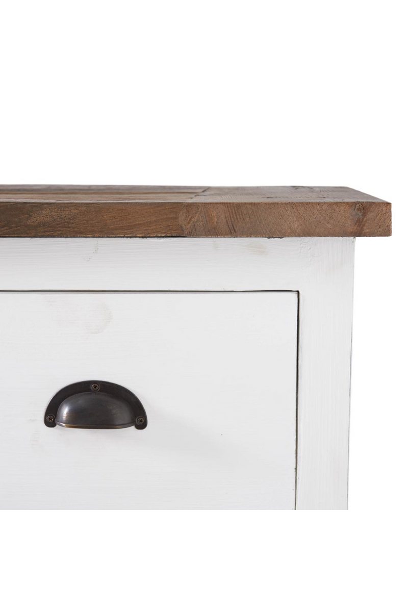White Wooden Flatscreen Dresser | Rivièra Maison Newport | Oroatrade.com