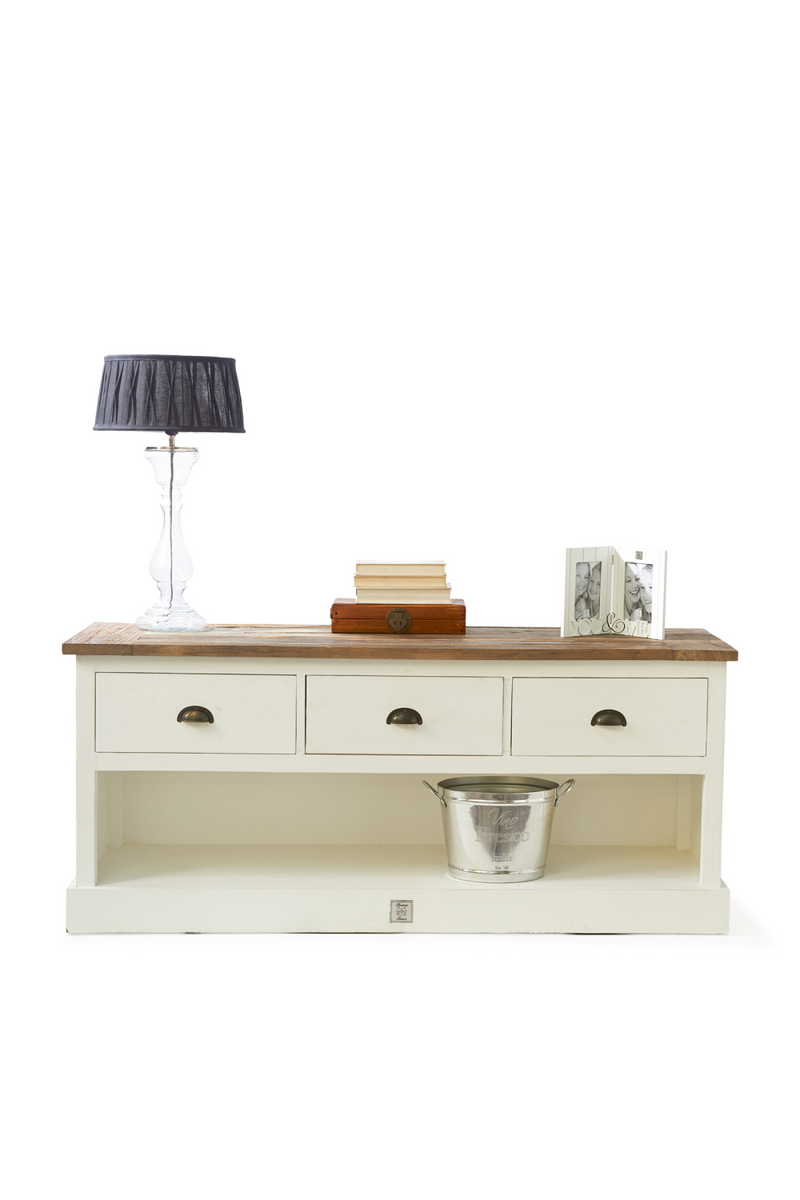 White Wooden Flatscreen Dresser | Rivièra Maison Newport | Oroatrade.com