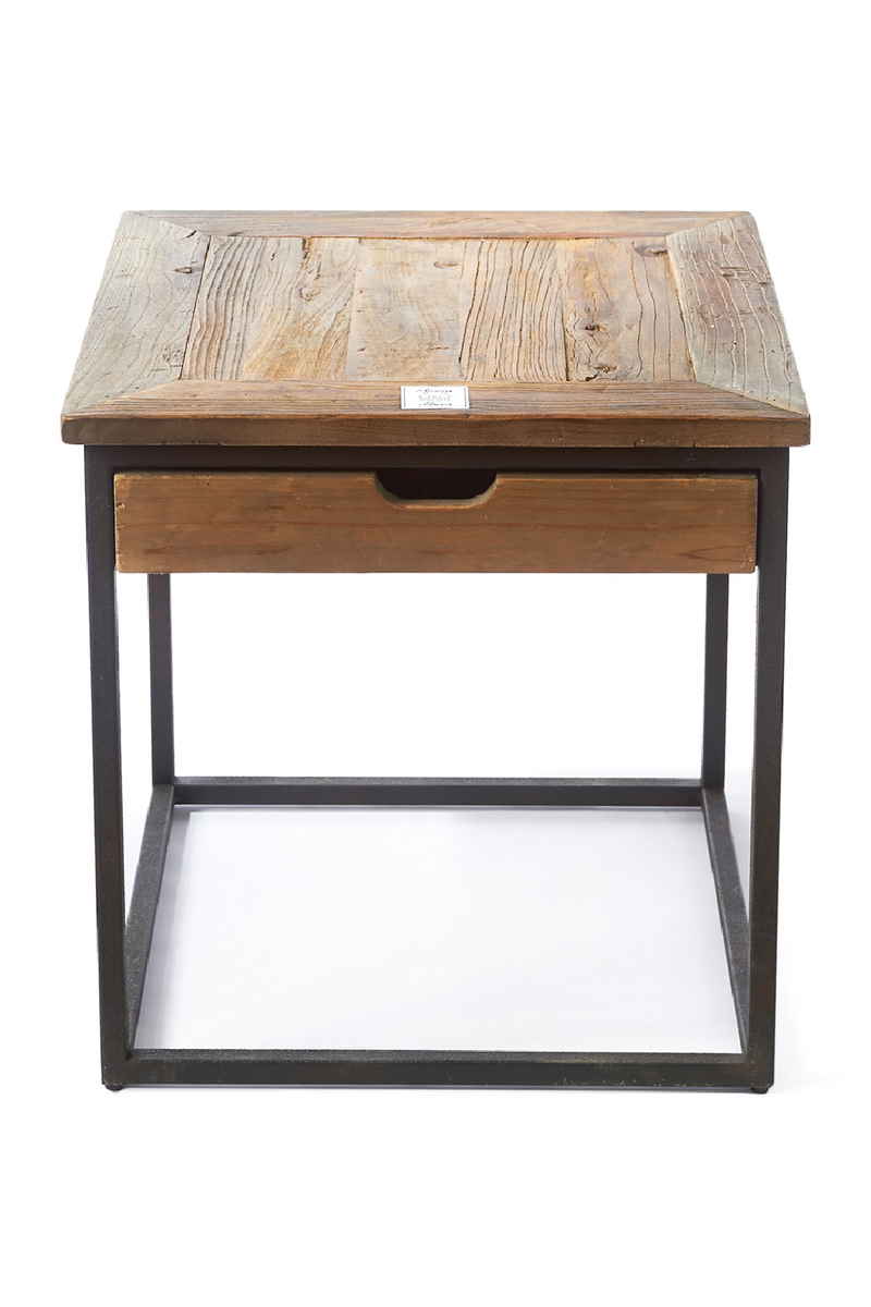 Industrial Elm Side Table | Rivièra Maison Shelter Island | Oroatrade.com