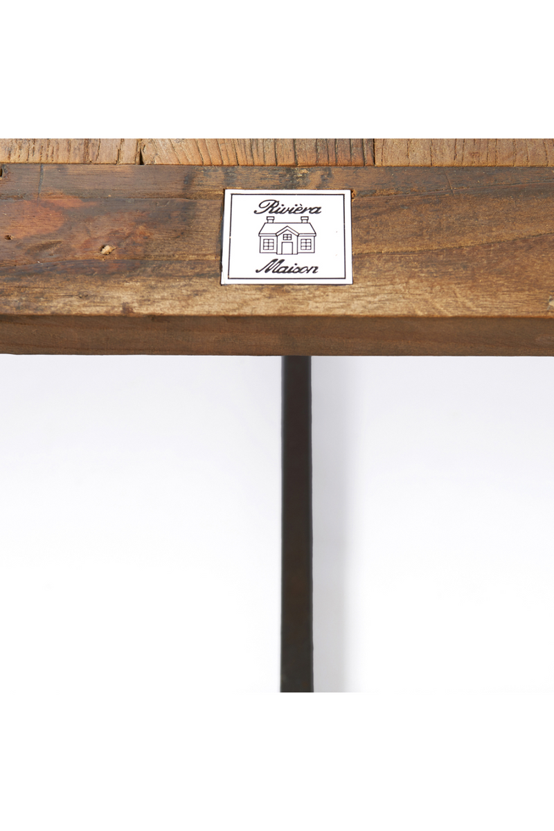 Industrial Wooden Nested Coffee Tables (3) | Rivièra Maison Shelter Island | Oroatrade.com