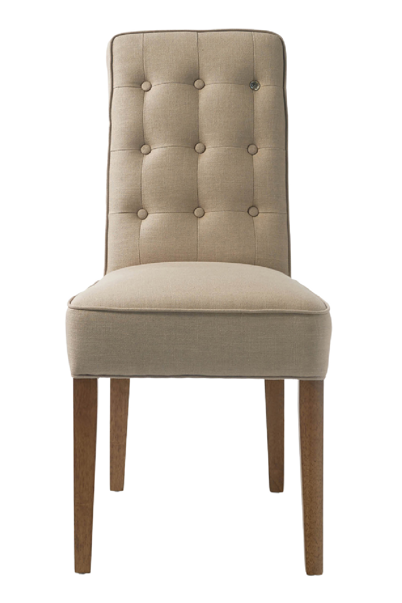 Beige Linen Dining Chair | Rivièra Maison Cape Breton | Oroatrade.com