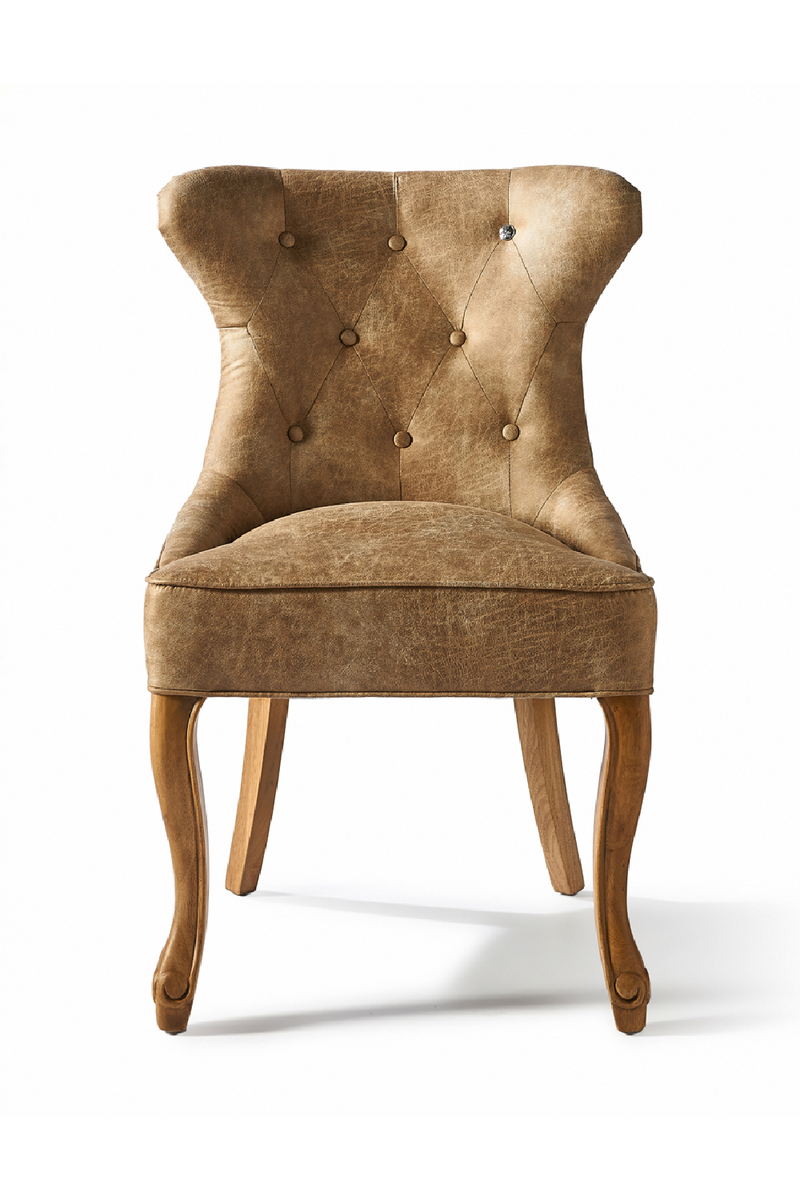 Buttoned Leather Dining Chair | Rivièra Maison George | Oroatrade.com